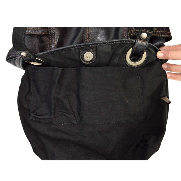 Fossil Black Leather Shoulder Bag - Picture 5 of 14